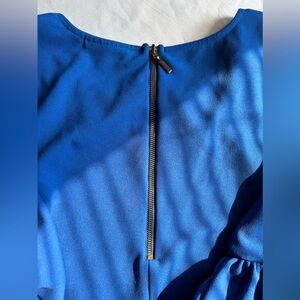 True Blue Retro Mini Dress